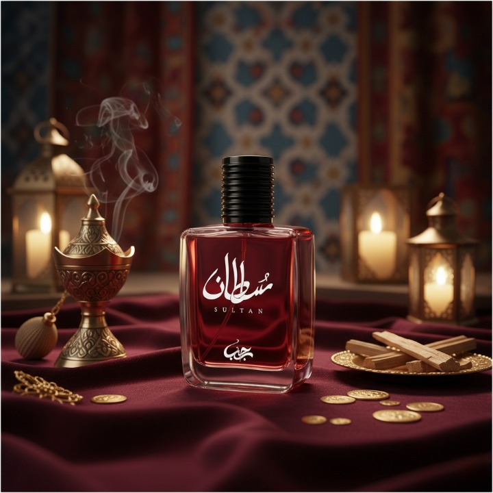 Sultan Perfume 50ml – Long Lasting Luxury Fragrance With Rich Oriental Aroma | Red